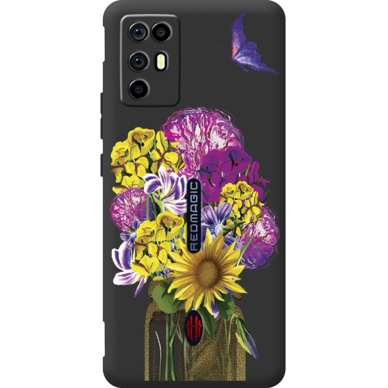 Прозорий чохол BoxFace Nubia RedMagic 6R My Bouquet