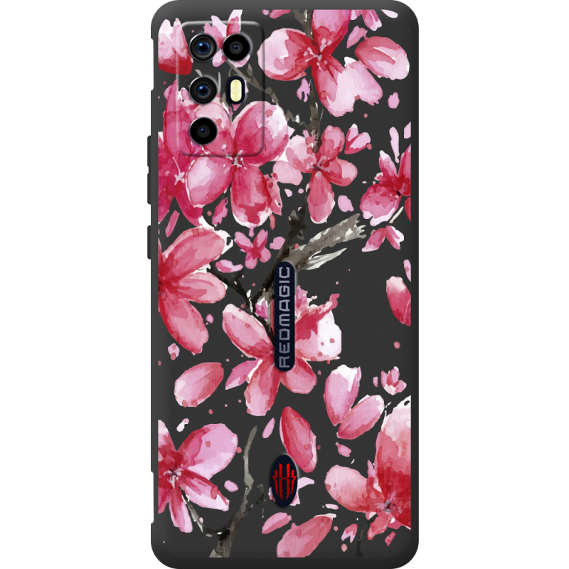 Прозорий чохол BoxFace Nubia RedMagic 6R Pink Magnolia