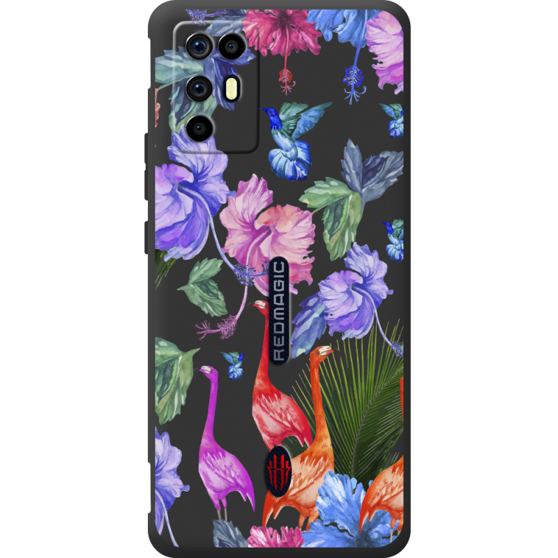 Прозорий чохол BoxFace Nubia RedMagic 6R Flamingo