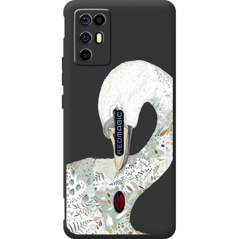 Прозорий чохол BoxFace Nubia RedMagic 6R Swan