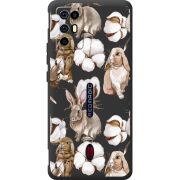 Прозорий чохол BoxFace Nubia RedMagic 6R Cotton and Rabbits