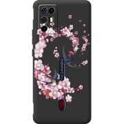 Чохол зі стразами Nubia RedMagic 6R Swallows and Bloom