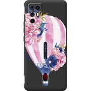 Чохол зі стразами Nubia RedMagic 6R Pink Air Baloon
