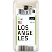 Прозрачный чехол Uprint Samsung A710 Galaxy A7 2016 Ticket Los Angeles
