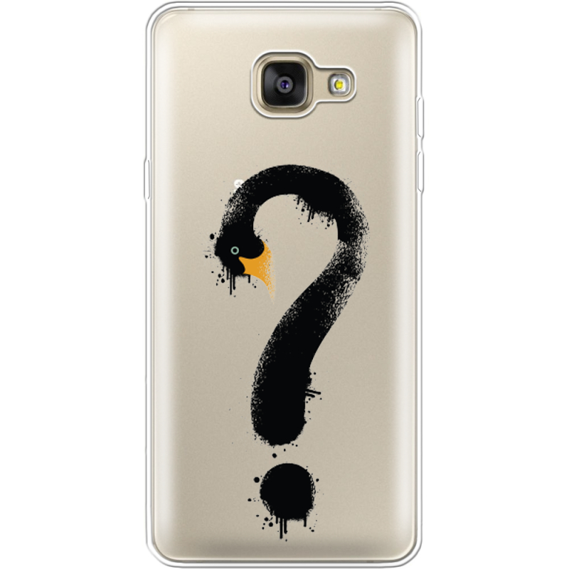 Прозрачный чехол Uprint Samsung A710 Galaxy A7 2016 Swan question