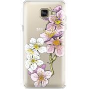 Прозрачный чехол Uprint Samsung A710 Galaxy A7 2016 Cherry Blossom