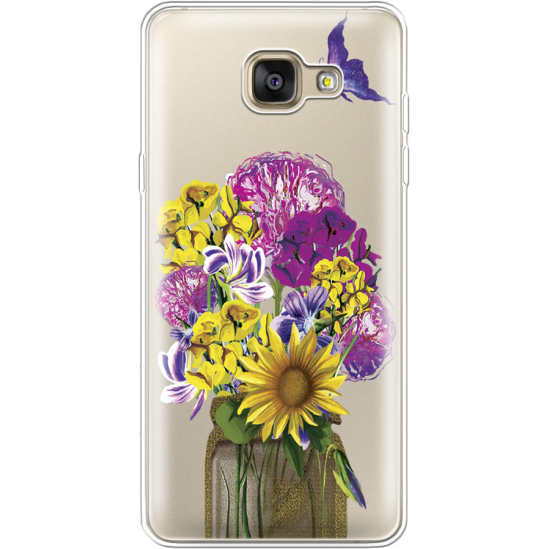 Прозрачный чехол Uprint Samsung A710 Galaxy A7 2016 My Bouquet