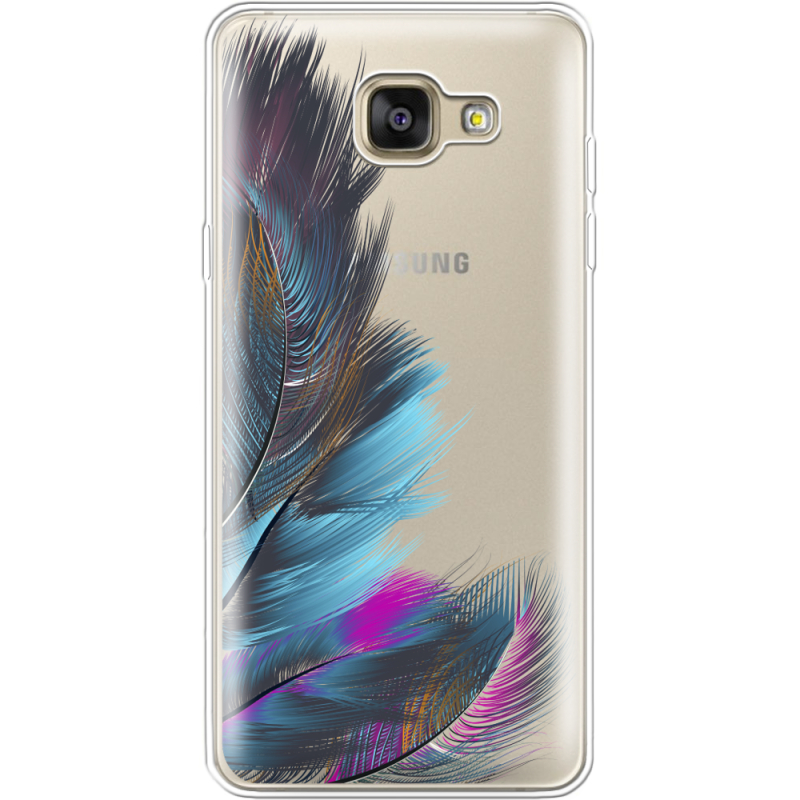 Прозрачный чехол Uprint Samsung A710 Galaxy A7 2016 Feathers
