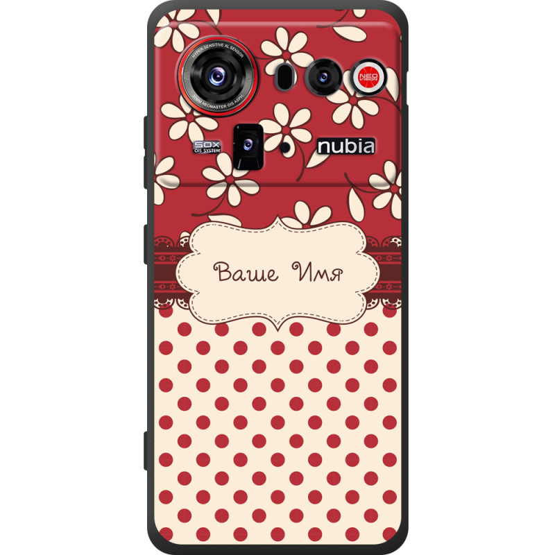 Чохол BoxFace Nubia Z80 Ultra Именной Polka Dots