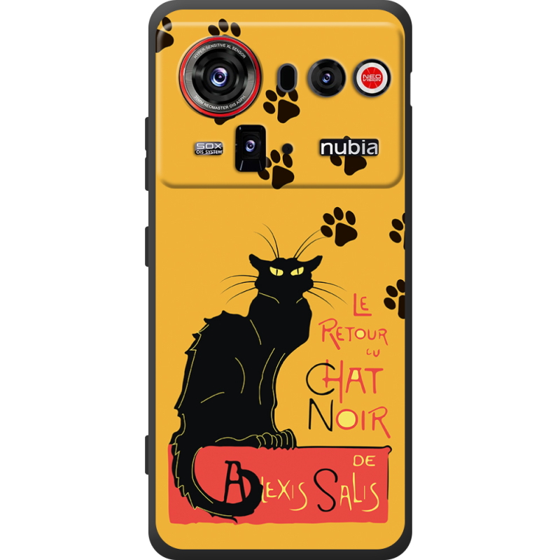 Чохол BoxFace Nubia Z80 Ultra Noir Cat