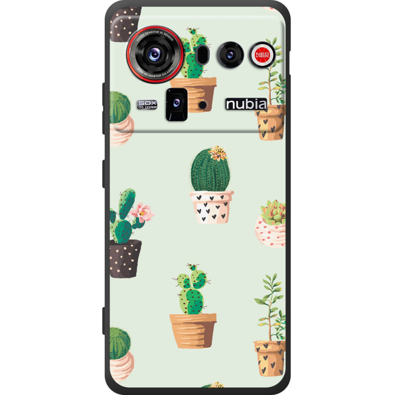 Чохол BoxFace Nubia Z80 Ultra L-green Cacti