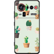 Чохол BoxFace Nubia Z80 Ultra L-green Cacti