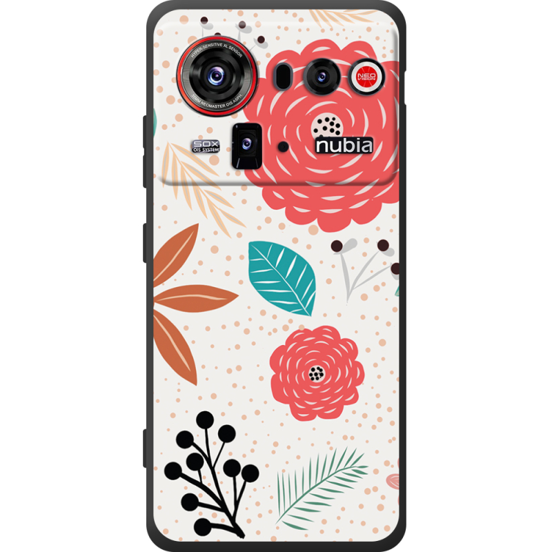 Чохол BoxFace Nubia Z80 Ultra Line Flowers