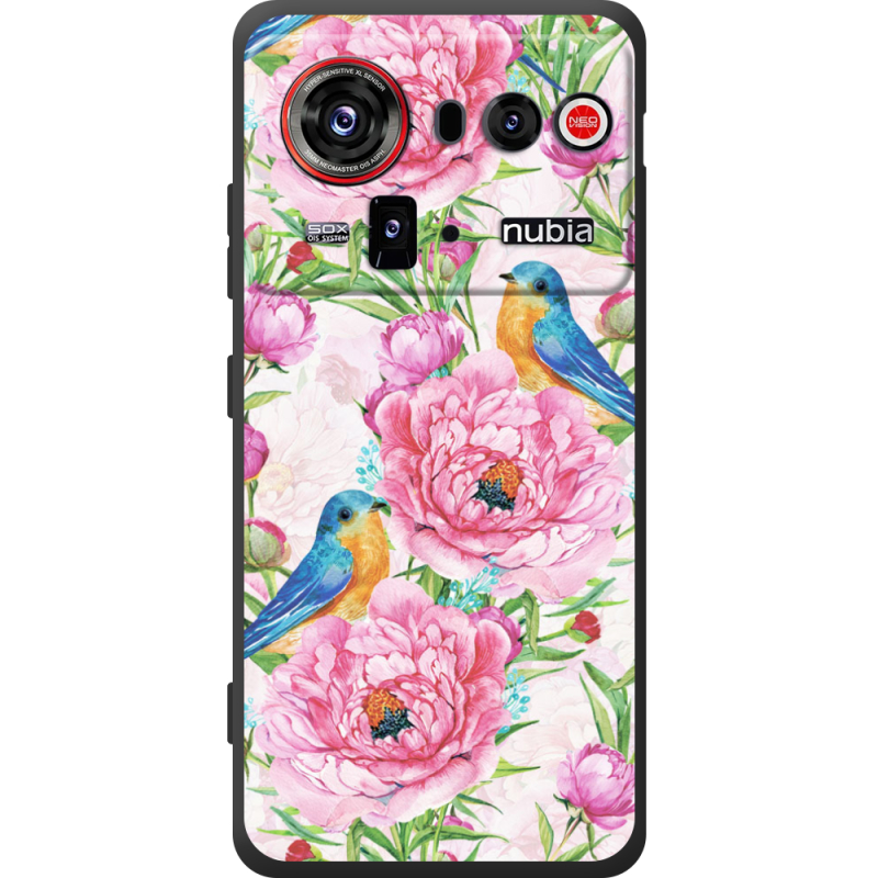 Чохол BoxFace Nubia Z80 Ultra Birds and Flowers