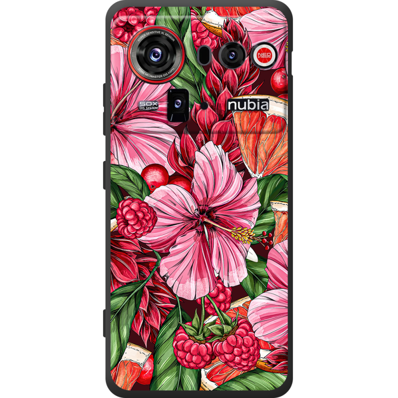 Чохол BoxFace Nubia Z80 Ultra Tropical Flowers