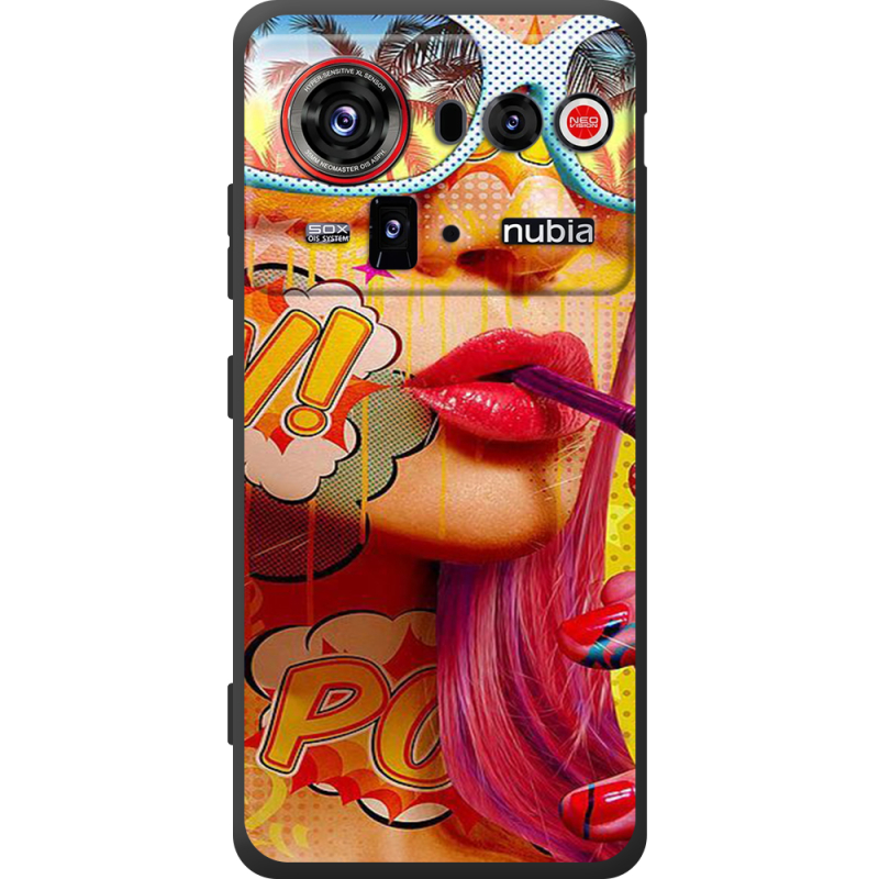 Чохол BoxFace Nubia Z80 Ultra Yellow Girl Pop Art