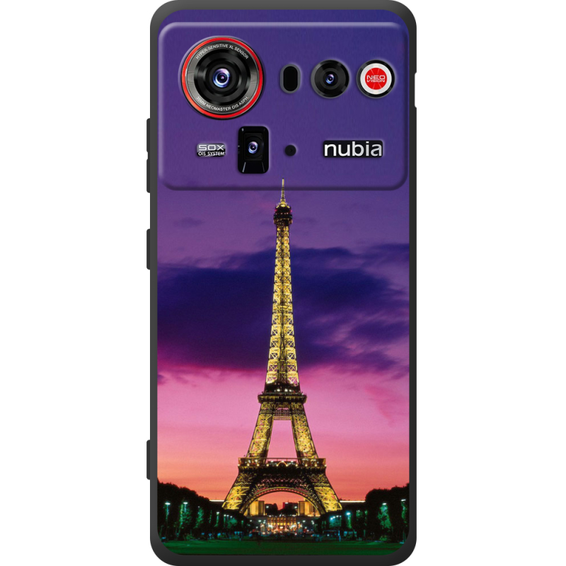 Чохол BoxFace Nubia Z80 Ultra Полночь в Париже