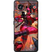 Чохол BoxFace Nubia Z80 Ultra Woman Deadpool