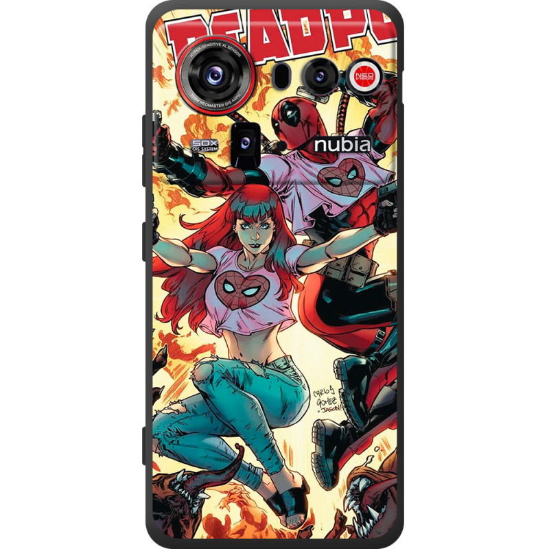 Чохол BoxFace Nubia Z80 Ultra Deadpool and Mary Jane