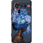 Чохол BoxFace Nubia Z80 Ultra Exquisite Blue Flowers