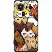 Чохол BoxFace Nubia Z80 Ultra Sleepy Cats