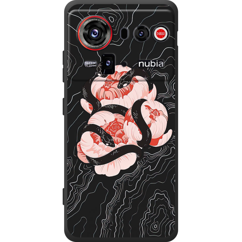 Чохол BoxFace Nubia Z80 Ultra Snake Rose