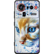 Чохол BoxFace Nubia Z80 Ultra Голубоглазый Кот