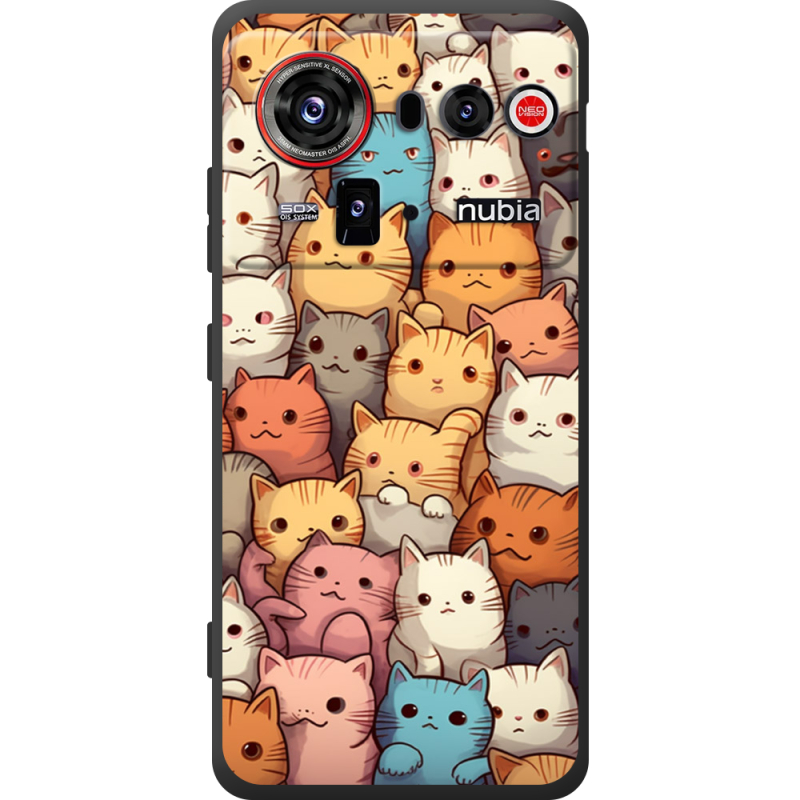 Чохол BoxFace Nubia Z80 Ultra Котики муркотики