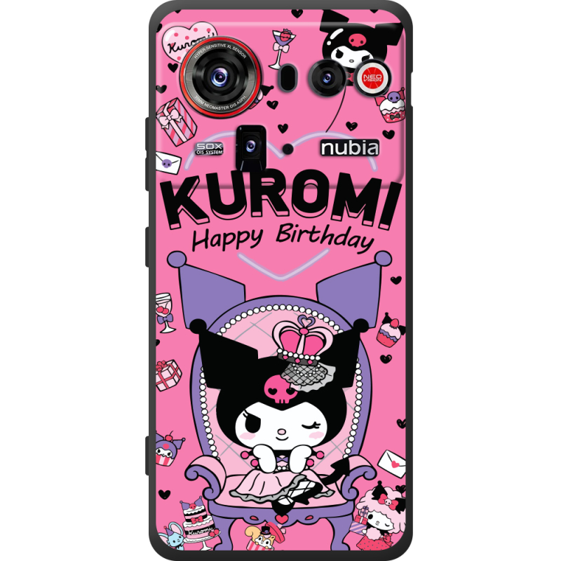 Чохол BoxFace Nubia Z80 Ultra День народження Kuromi