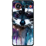 Чохол BoxFace Nubia Z80 Ultra Акварельный енот