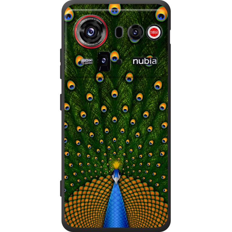 Чохол BoxFace Nubia Z80 Ultra Peacocks Tail