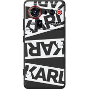 Чорний чохол BoxFace Nubia Z80 Ultra White Karl