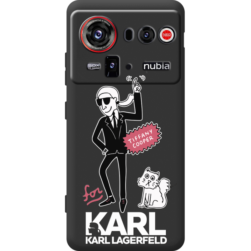 Чорний чохол BoxFace Nubia Z80 Ultra For Karl