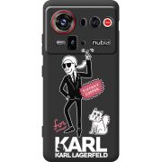 Чорний чохол BoxFace Nubia Z80 Ultra For Karl