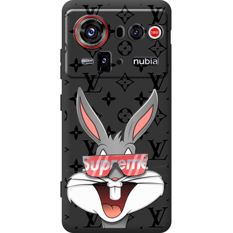 Чорний чохол BoxFace Nubia Z80 Ultra looney bunny