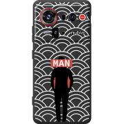 Чорний чохол BoxFace Nubia Z80 Ultra Man Pattern