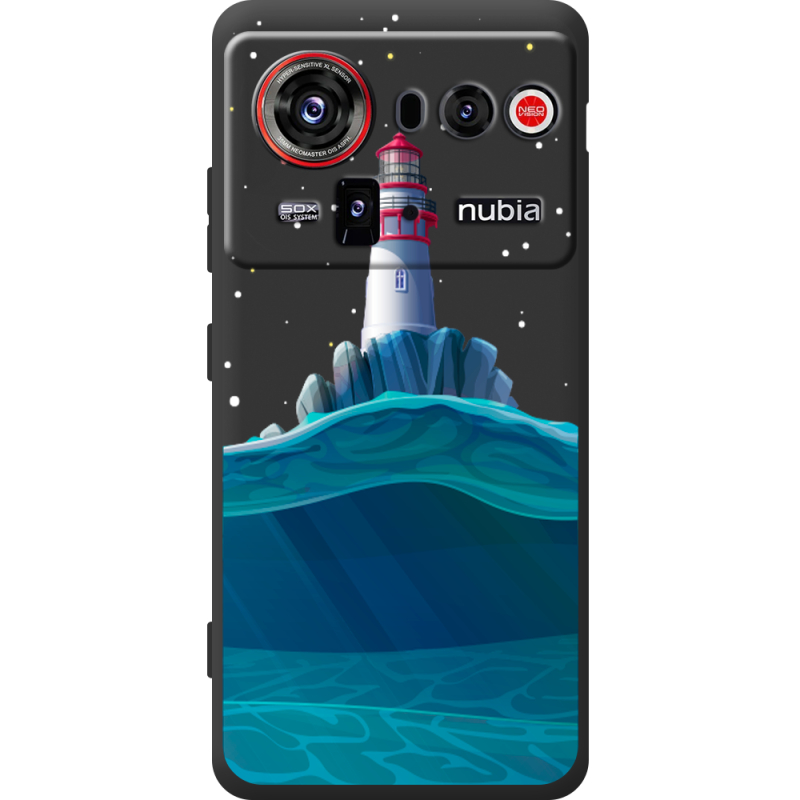 Чорний чохол BoxFace Nubia Z80 Ultra Lighthouse