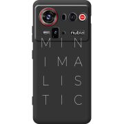 Чорний чохол BoxFace Nubia Z80 Ultra Minimalistic
