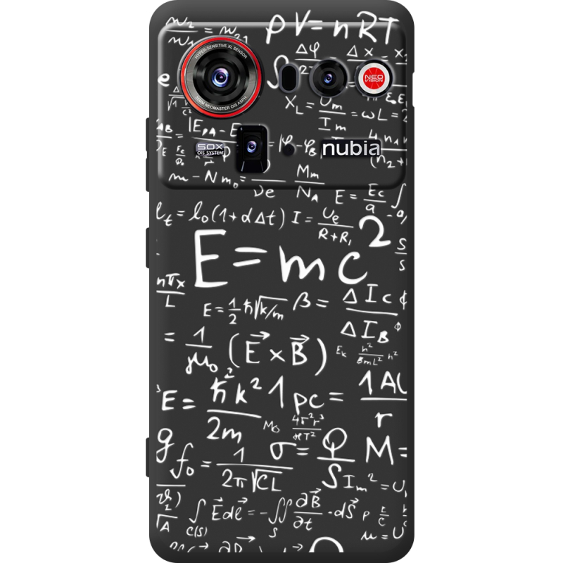 Чорний чохол BoxFace Nubia Z80 Ultra E=mc2