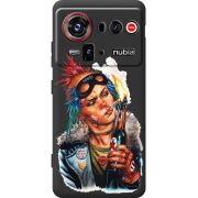Чорний чохол BoxFace Nubia Z80 Ultra Tanker Girl