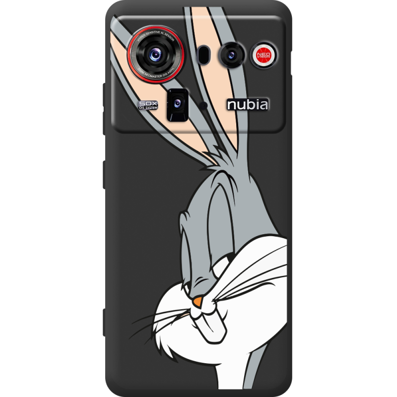 Чорний чохол BoxFace Nubia Z80 Ultra Lucky Rabbit