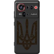 Чорний чохол BoxFace Nubia Z80 Ultra Ukrainian Trident