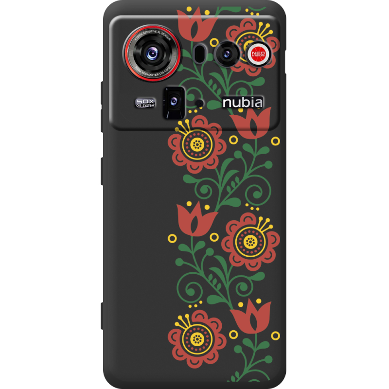 Чорний чохол BoxFace Nubia Z80 Ultra Ethno