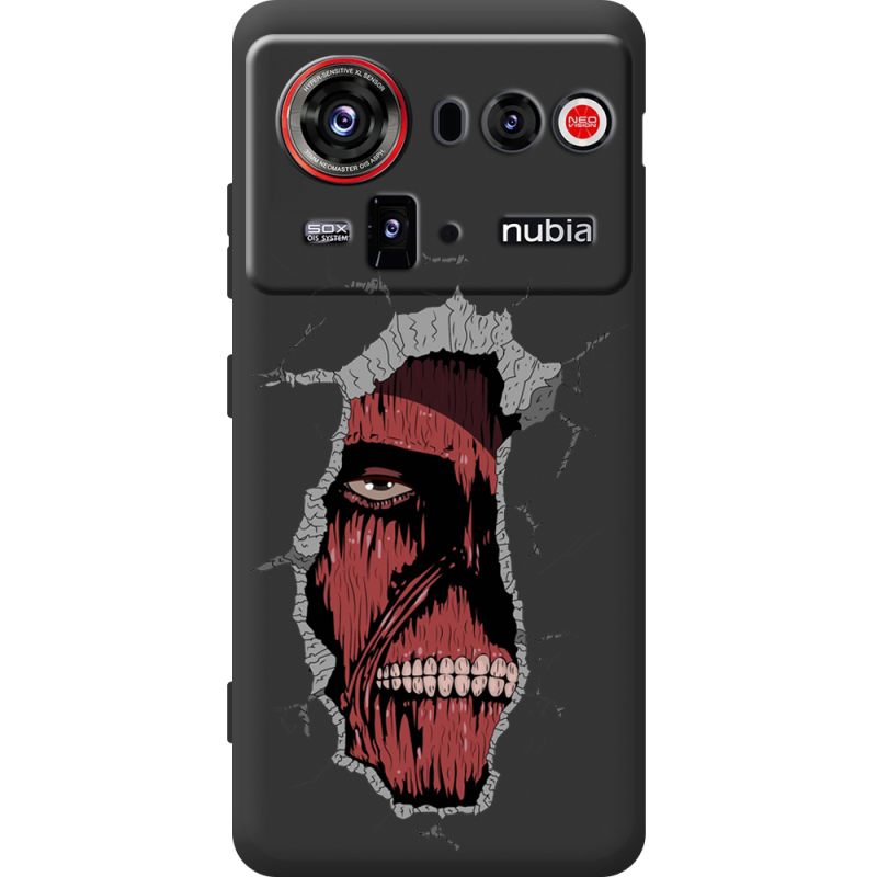 Чорний чохол BoxFace Nubia Z80 Ultra Нападение на Титана