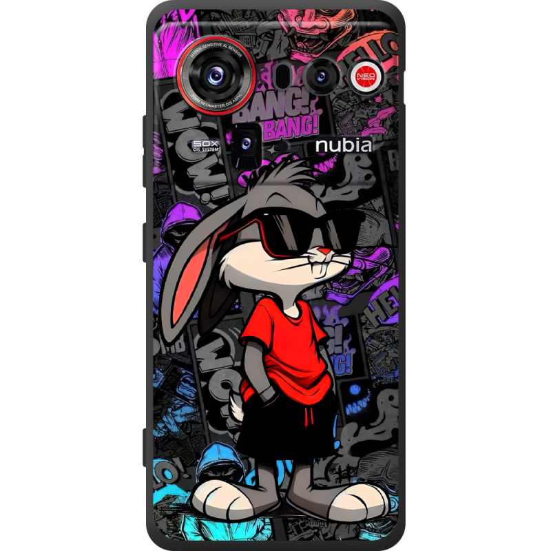 Чорний чохол BoxFace Nubia Z80 Ultra Малий вухань