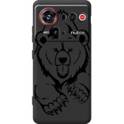 Чорний чохол BoxFace Nubia Z80 Ultra Grizzly Bear