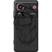 Чорний чохол BoxFace Nubia Z80 Ultra Lion