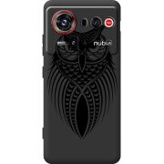 Чорний чохол BoxFace Nubia Z80 Ultra Owl