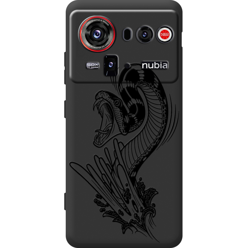 Чорний чохол BoxFace Nubia Z80 Ultra Snake