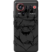 Чорний чохол BoxFace Nubia Z80 Ultra Bear King